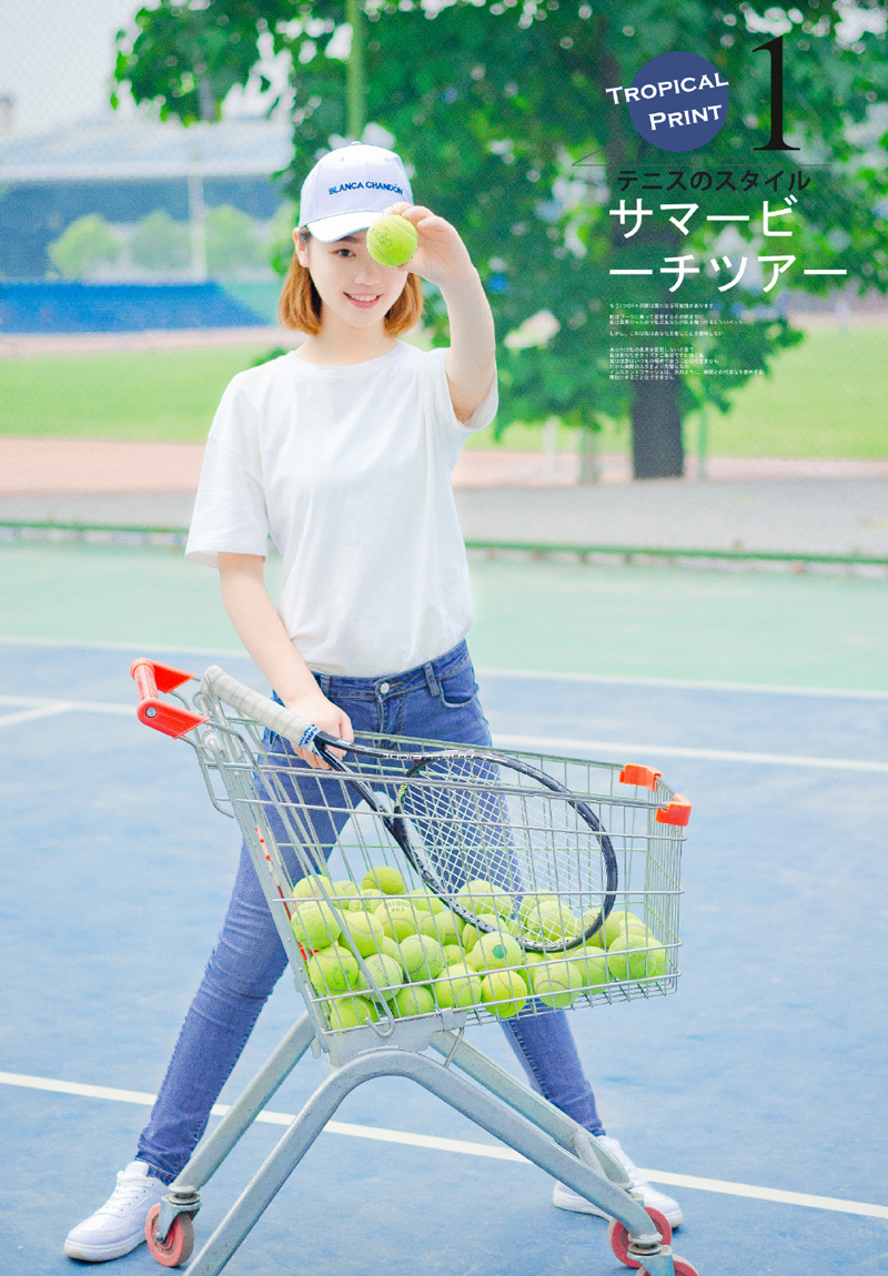 点击大图看下一张：网球少女运动活力写真青春无敌
