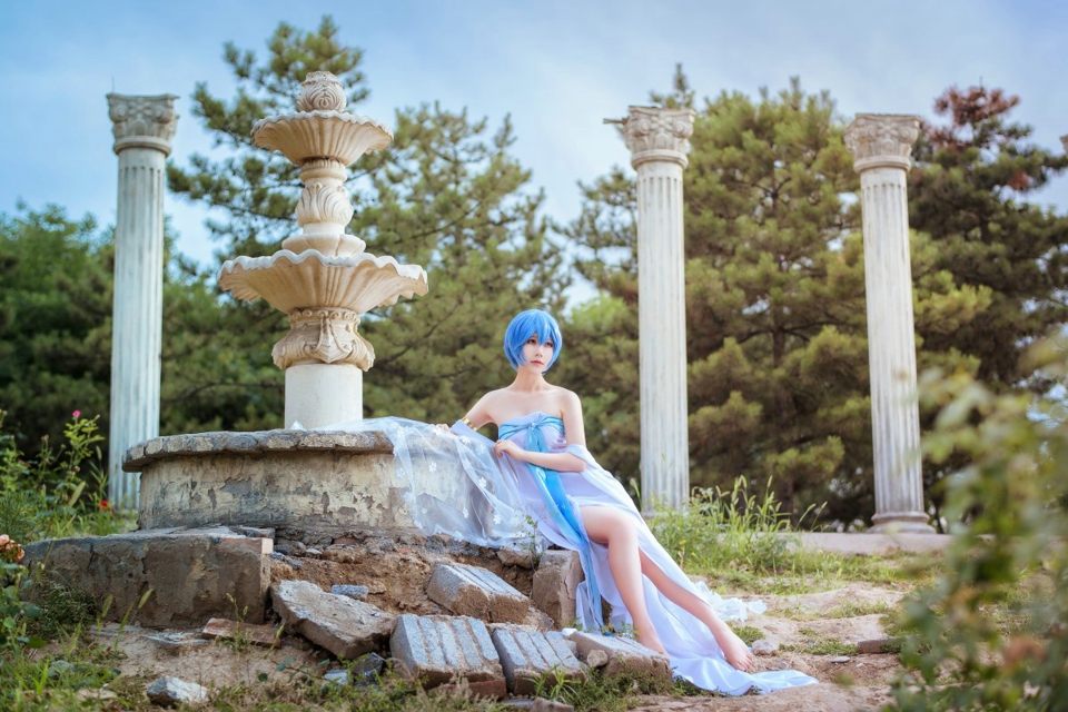 点击大图看下一张：新世纪福音战士腿玩年御姐萝莉绫波丽美如画同人唯美cos