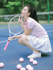 网球少女岳丹阳活力写真青春无敌