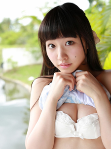 性感白色内衣日本妹子高岡未來巨乳写真