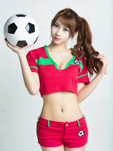 韩国长腿足球宝贝模特私房诱惑写真