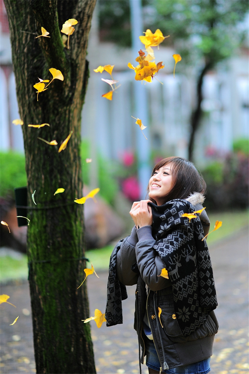 点击大图看下一张：台湾清纯美女小艾冬季给你带来一丝温暖气息