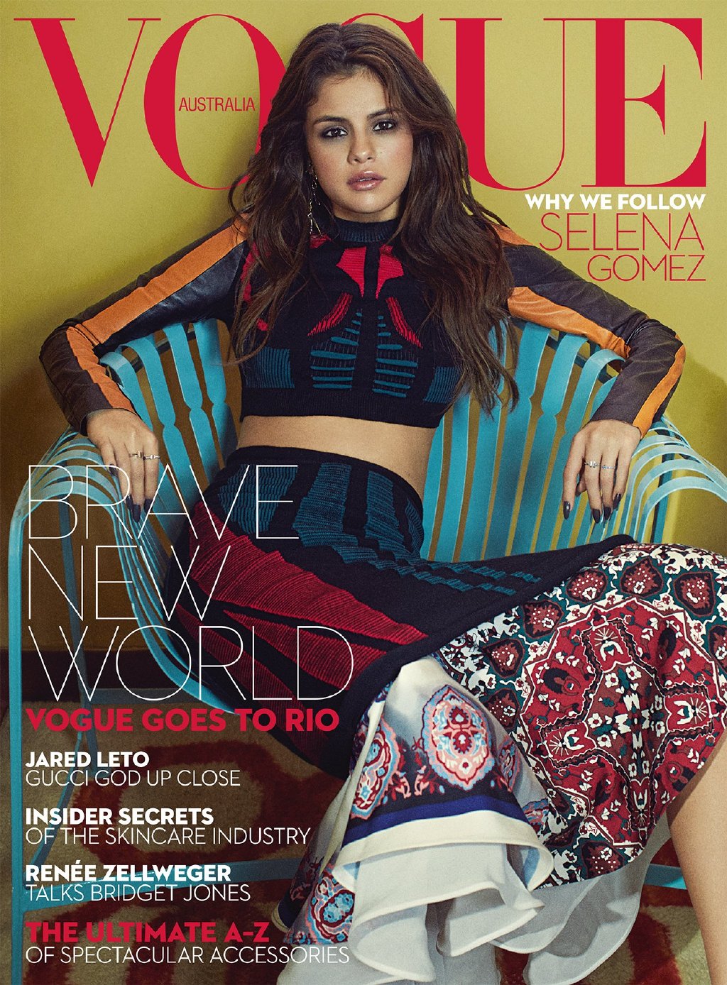点击大图看下一张：Selena GomezS妞登封澳大利亚版九月刊