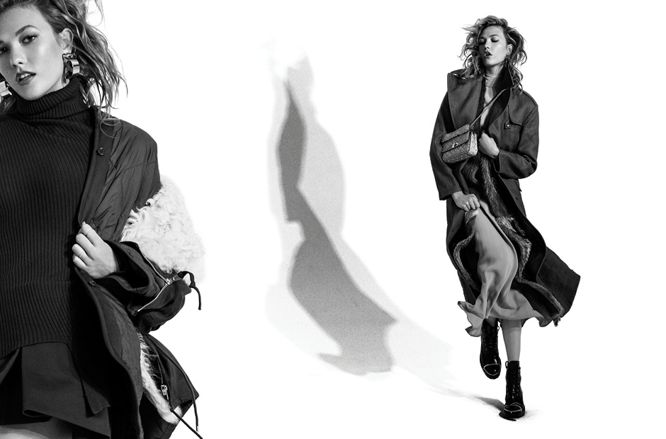 点击大图看下一张：时尚超模Karlie Kloss演绎精彩杂志大片