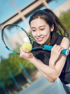 清纯网球少女活力写真魅力四射