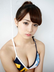 日系少女奥仲麻琴泳衣性感写真甜美迷人