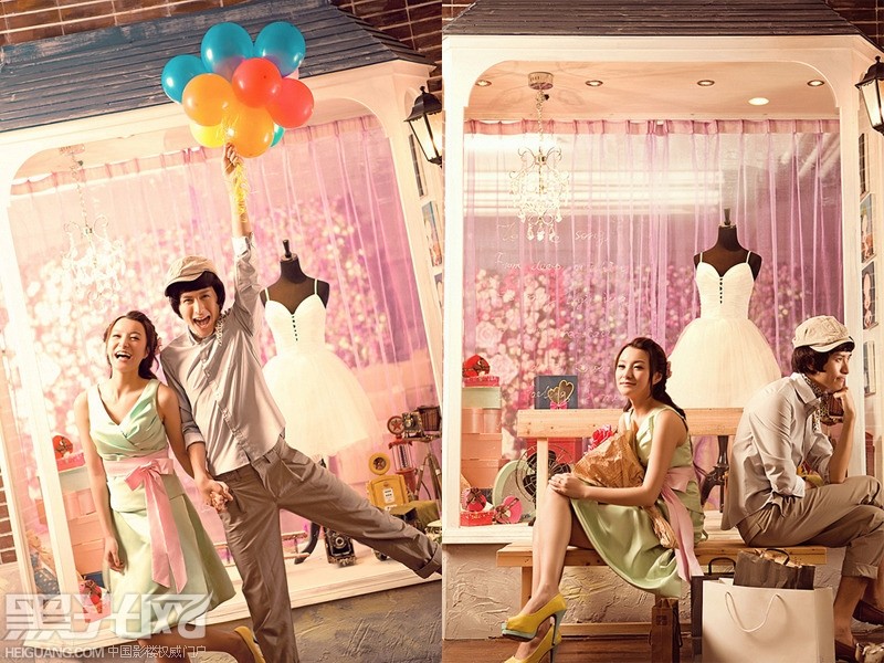 点击大图看下一张：甜蜜约会 婚纱摄影