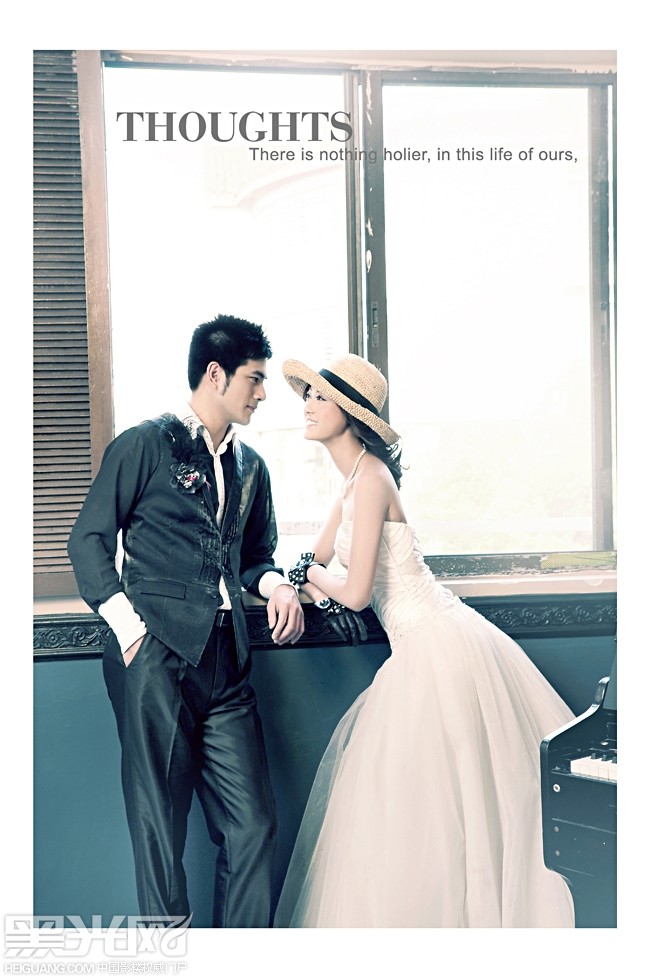 点击大图看下一张：韩式情调 婚纱摄影