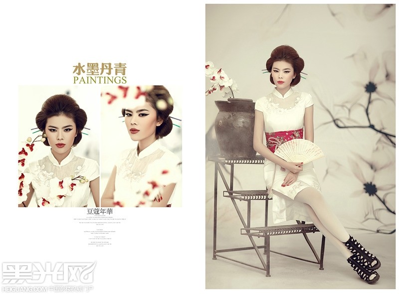 点击大图看下一张：水墨丹青 婚纱摄影