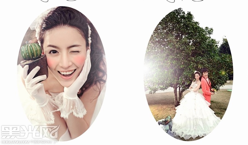 点击大图看下一张：幸福恋人 婚纱摄影