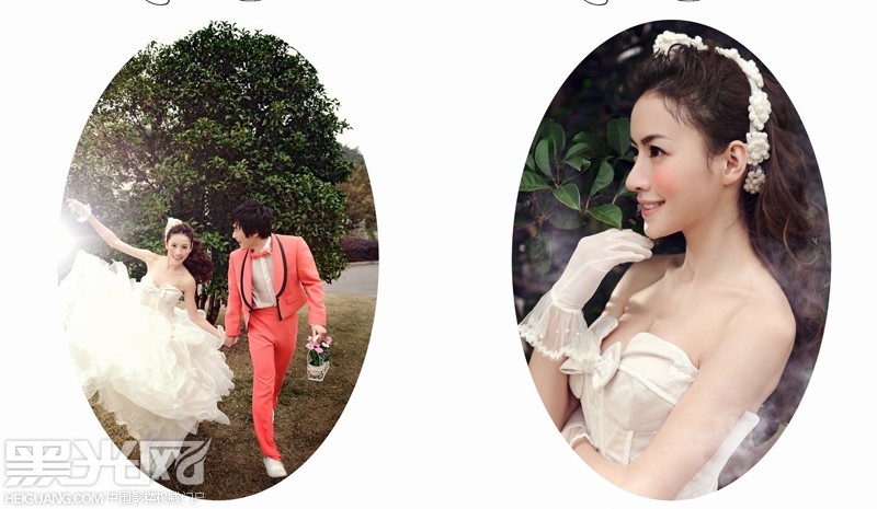 点击大图看下一张：幸福恋人 婚纱摄影