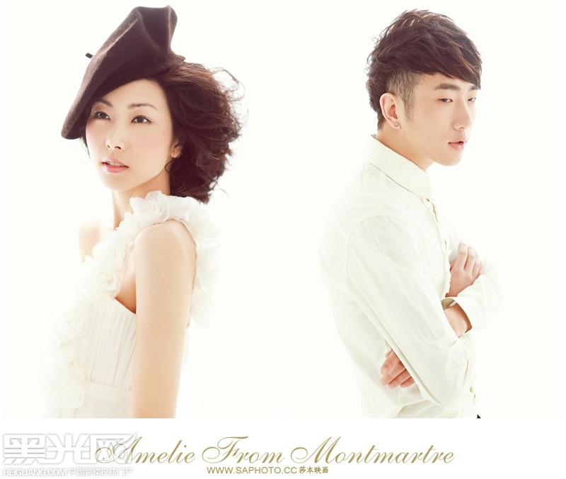 点击大图看下一张：Amelie 婚纱摄影