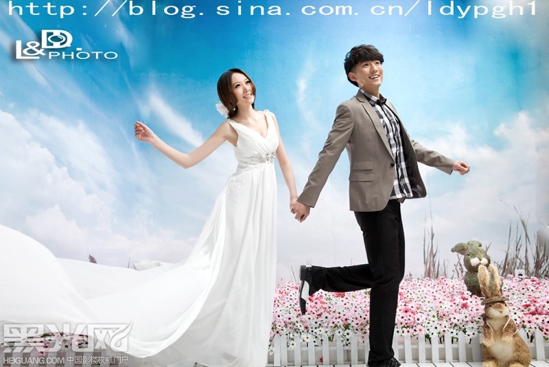 点击大图看下一张：夏日的天空 婚纱摄影