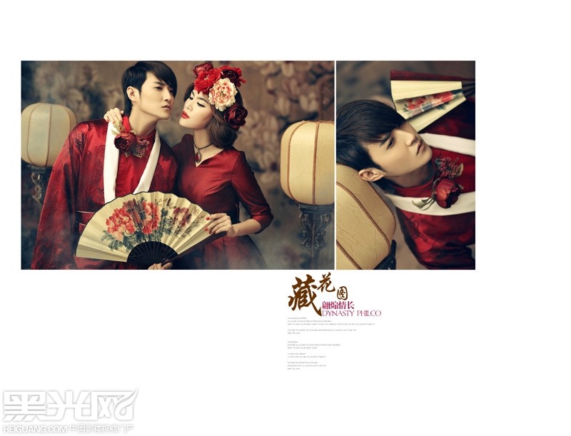 点击大图看下一张：藏花图 婚纱摄影