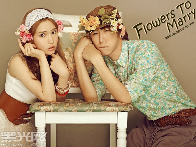 点击大图看下一张：flowers to 婚纱摄影