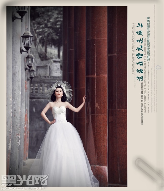 点击大图看下一张：中国风 婚纱摄影