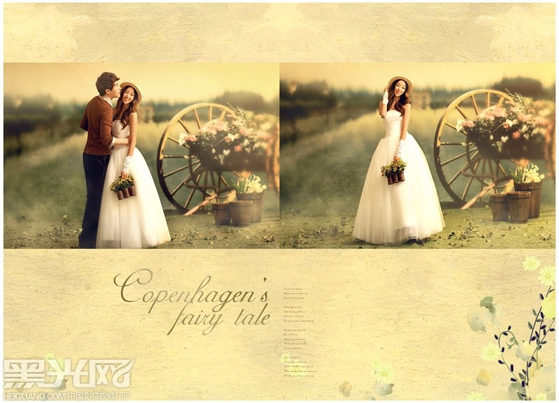 点击大图看下一张：哥本哈根的童话 婚纱摄影