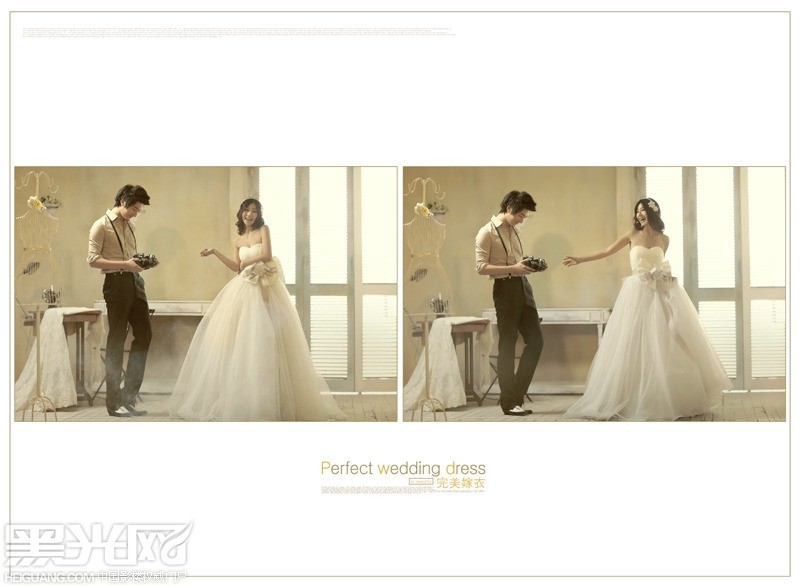 点击大图看下一张：完美嫁衣 婚纱摄影
