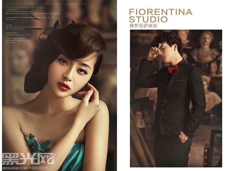 点击大图看下一张:弗洛伦撒画室 婚纱摄影