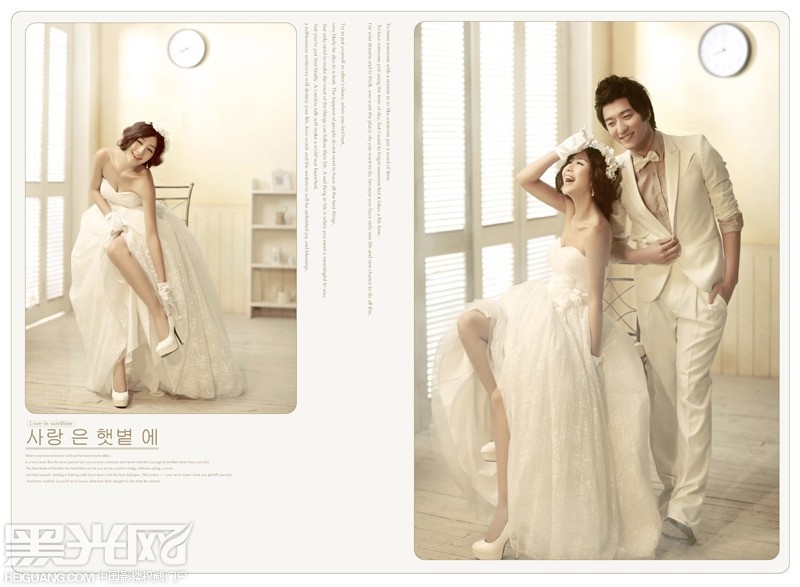 点击大图看下一张:爱在阳光里 婚纱摄影