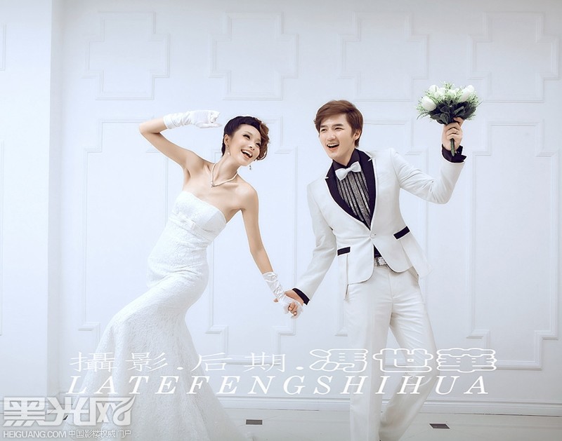 点击大图看下一张:白色浪漫 婚纱摄影