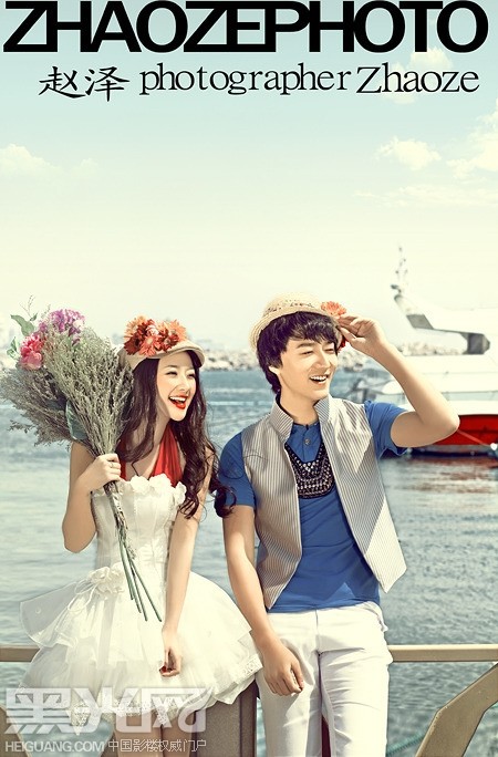 点击大图看下一张:游艇之恋 婚纱摄影