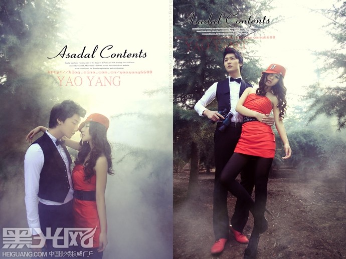 点击大图看下一张：迷烟 婚纱摄影