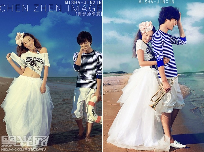 点击大图看下一张:情定爱琴海 婚纱摄影