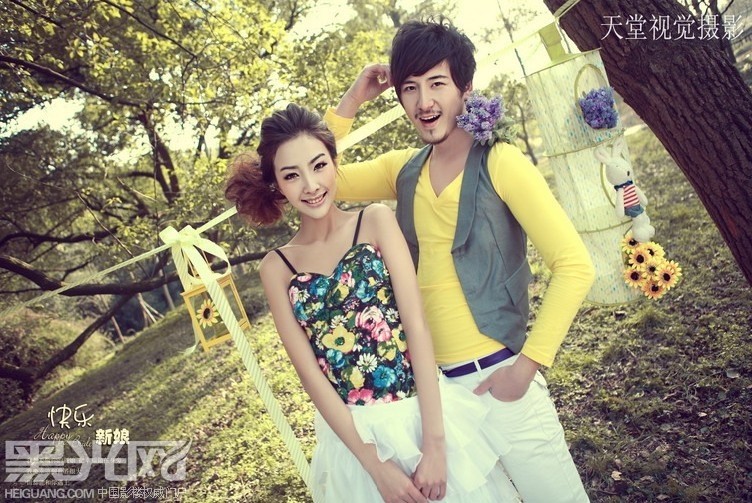 点击大图看下一张：快乐新娘 婚纱摄影