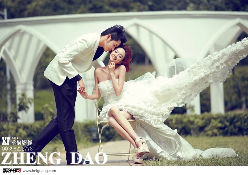 点击大图看下一张：韩风继续吹 婚纱摄影