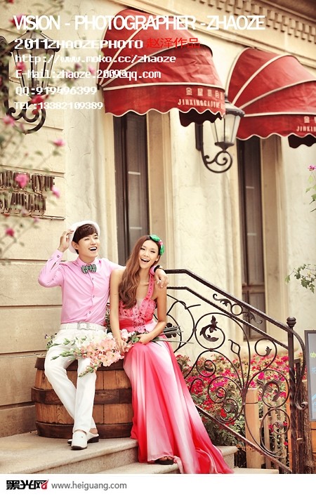 点击大图看下一张:爱斐堡的春天 婚纱摄影