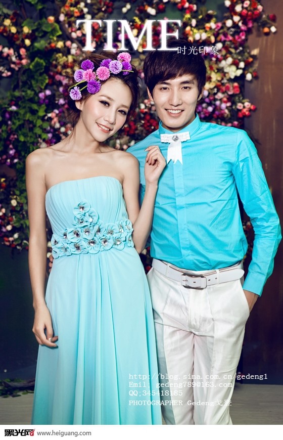 点击大图看下一张：魅力之初 婚纱摄影