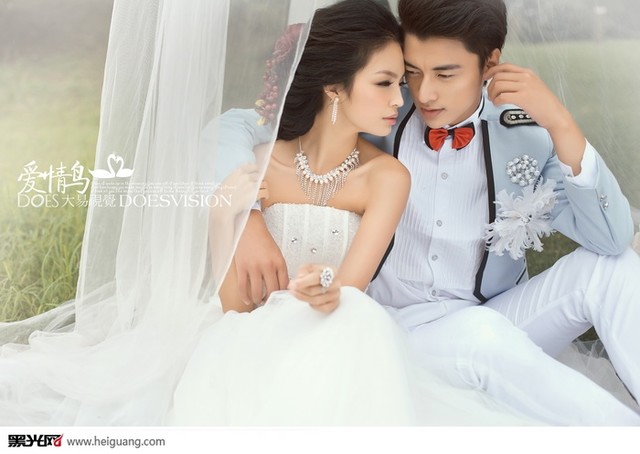 点击大图看下一张:爱情鸟 婚纱摄影