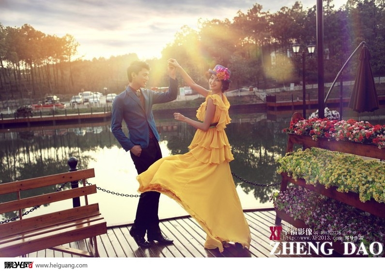 点击大图看下一张：夕 婚纱摄影