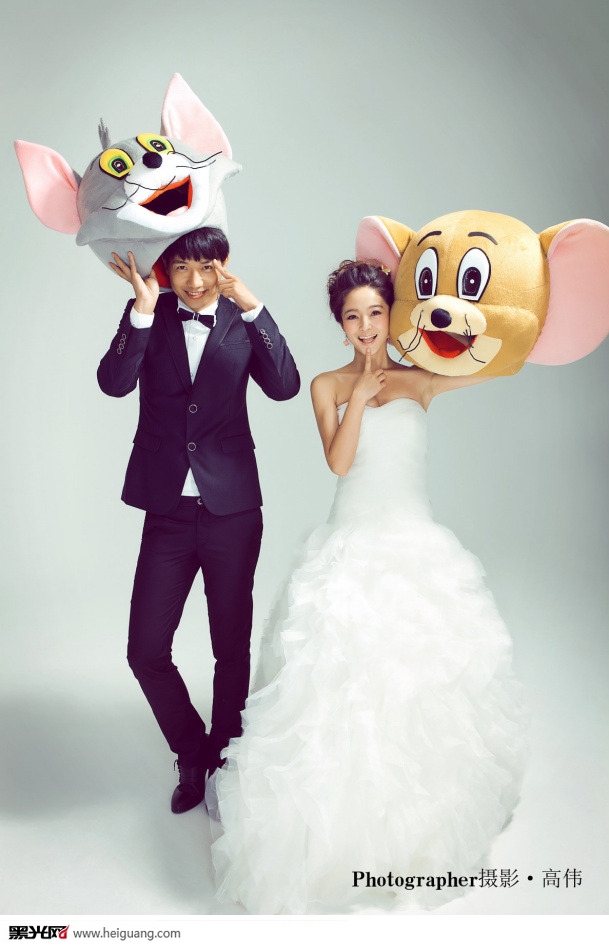 点击大图看下一张：汤姆 杰瑞 婚纱摄影