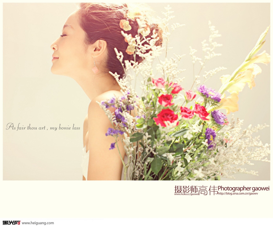 点击大图看下一张：唯美爱情 婚纱摄影