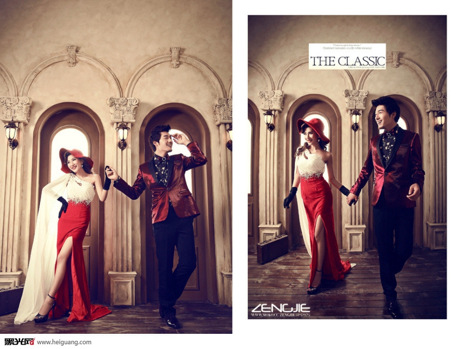 点击大图看下一张：隐婚男女 婚纱摄影