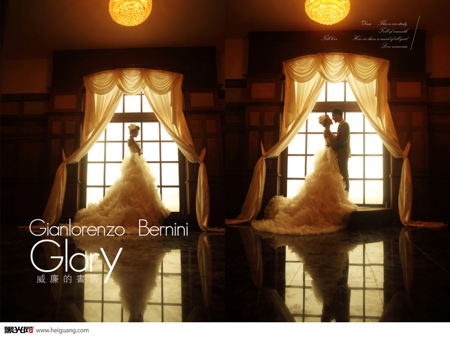 点击大图看下一张:威廉的书房 婚纱摄影