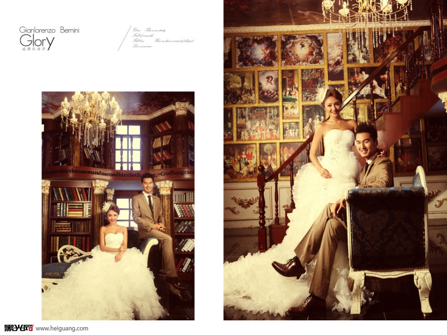 点击大图看下一张:威廉的书房 婚纱摄影