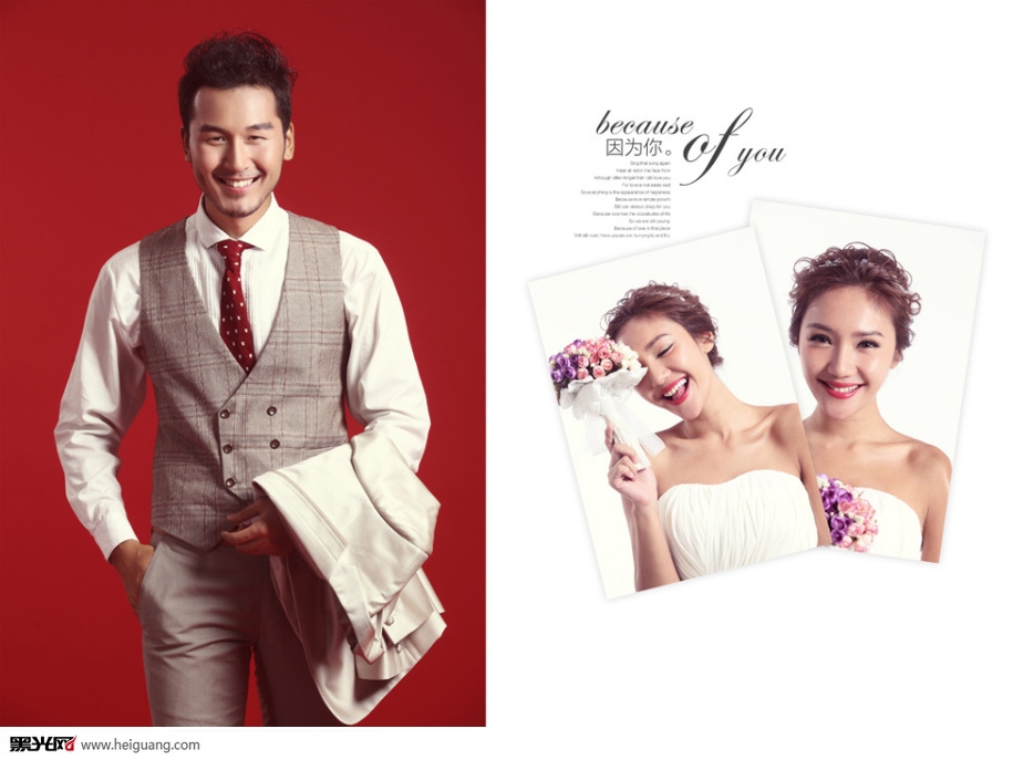 点击大图看下一张:因为你 婚纱摄影