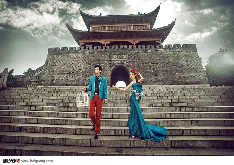 点击大图看下一张：古风古韵 婚纱摄影