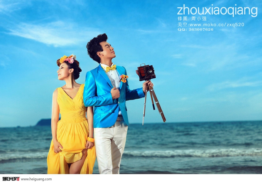 点击大图看下一张：海风之恋 婚纱摄影