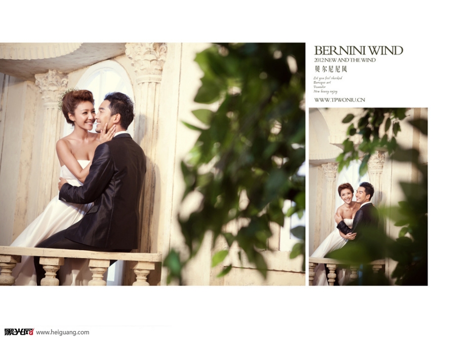 点击大图看下一张:贝尔尼尼风 婚纱摄影