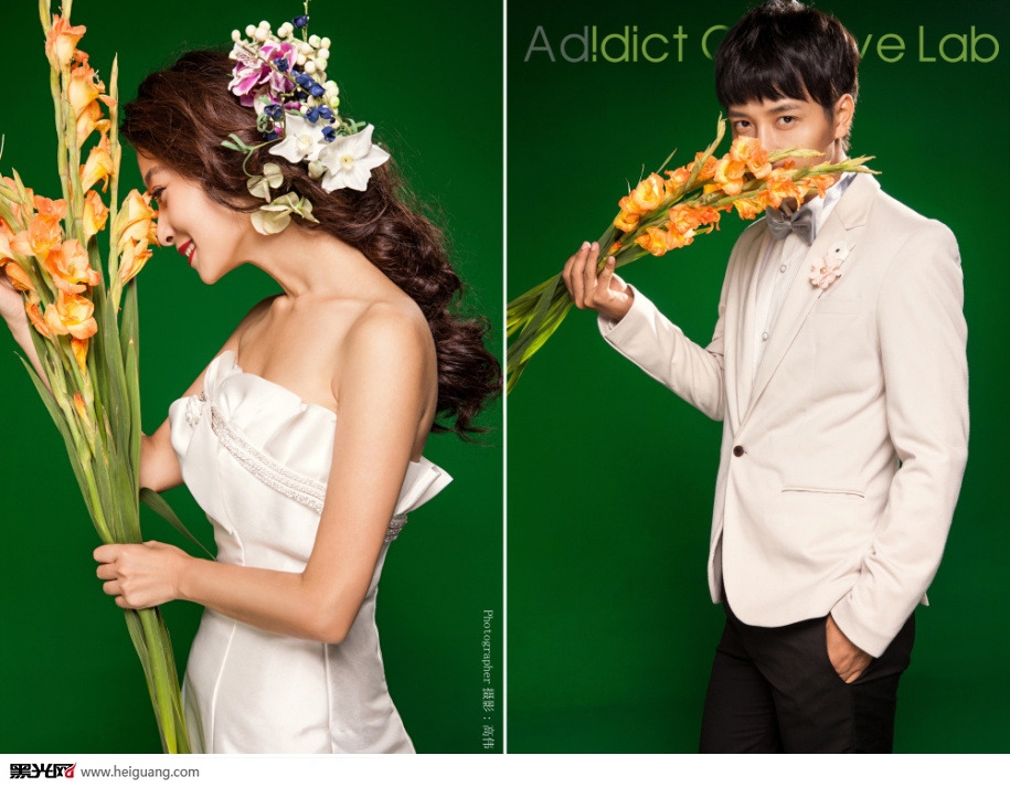 点击大图看下一张：清馨 婚纱摄影