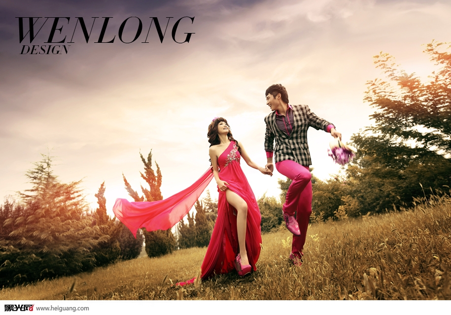 点击大图看下一张：秋之恋 婚纱摄影