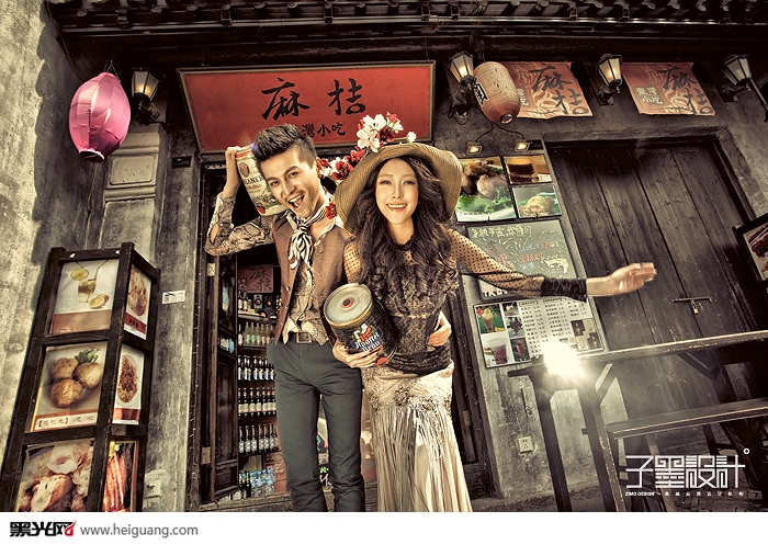 点击大图看下一张：街尾.深爱 婚纱摄影