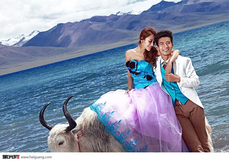点击大图看下一张：拉萨龙摄影样片 婚纱摄影
