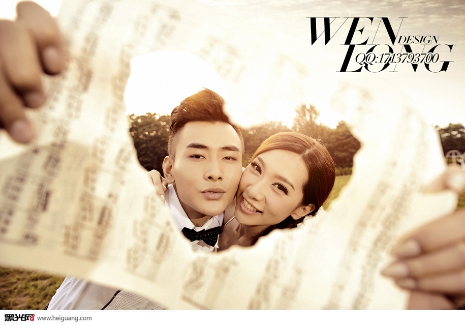 点击大图看下一张：暖暖阳光-暖暖爱 婚纱摄影