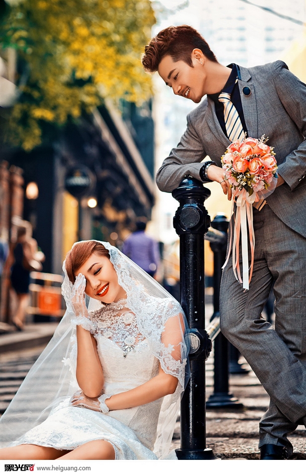 点击大图看下一张：温情香港 婚纱摄影