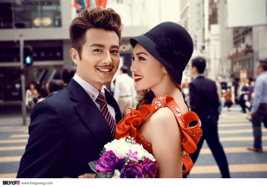 点击大图看下一张：香港街景 婚纱摄影